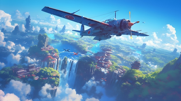 云端上的深航客机