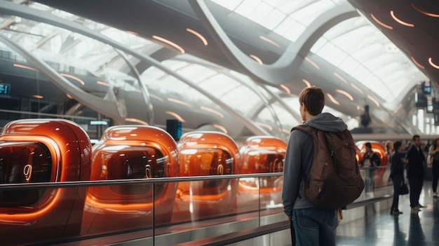 机场货站繁忙景象