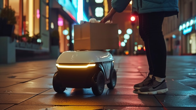 夜色中的物流保障