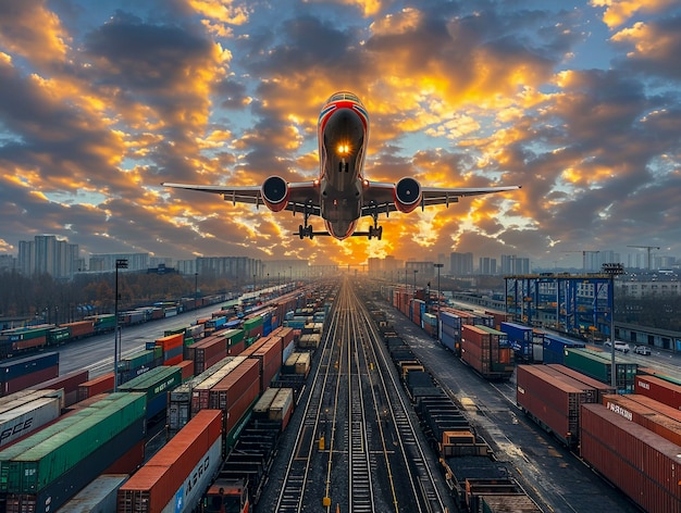航空快递装卸